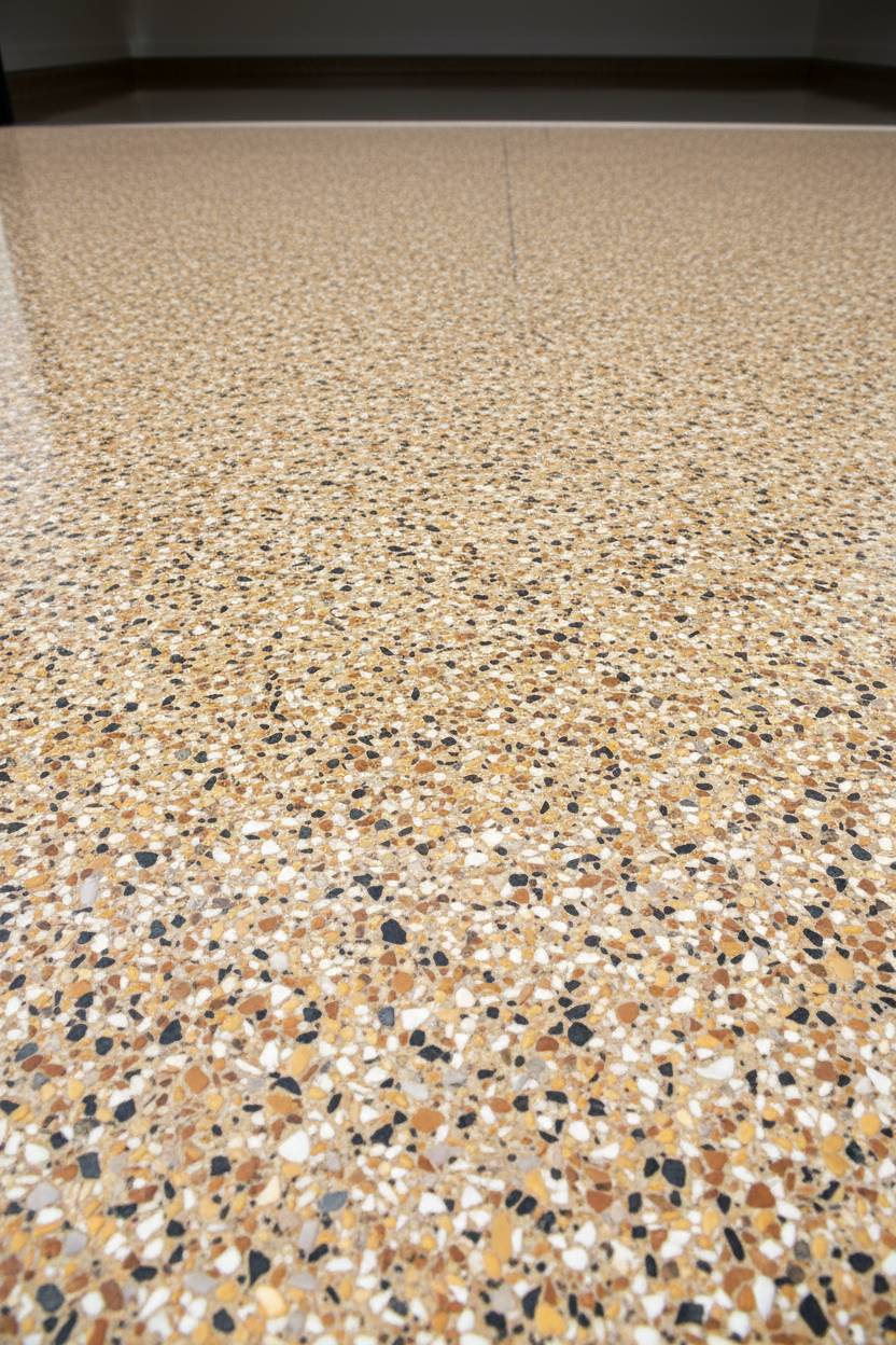 the garage is not important only the ascending with the flake on it